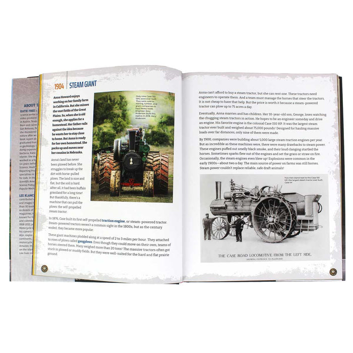 Machine Marvels: Revolutionary Red Tractors 192 Page Hardcover Book