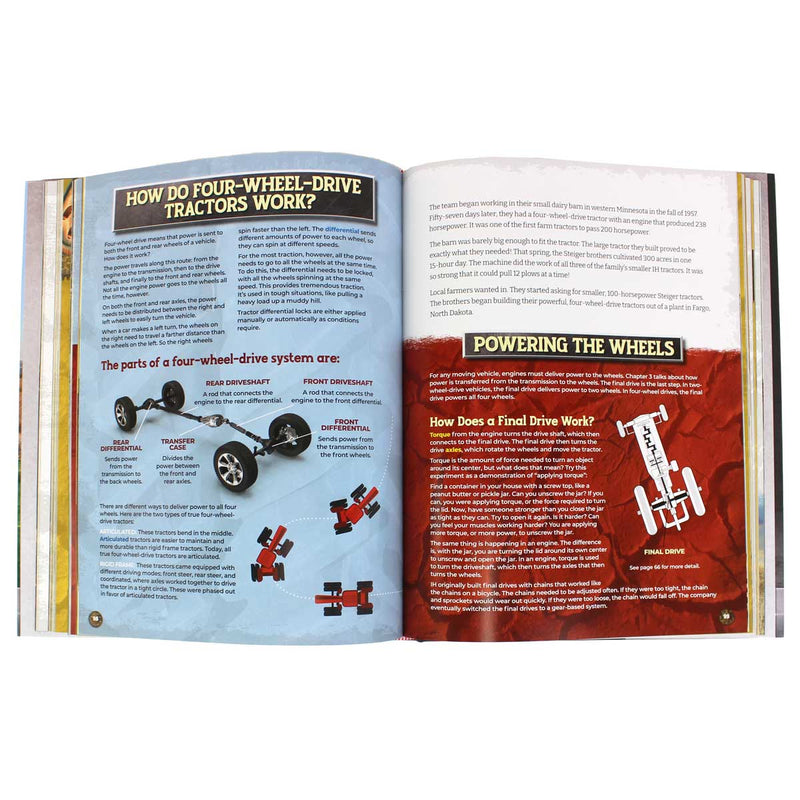 Machine Marvels: Revolutionary Red Tractors 192 Page Hardcover Book