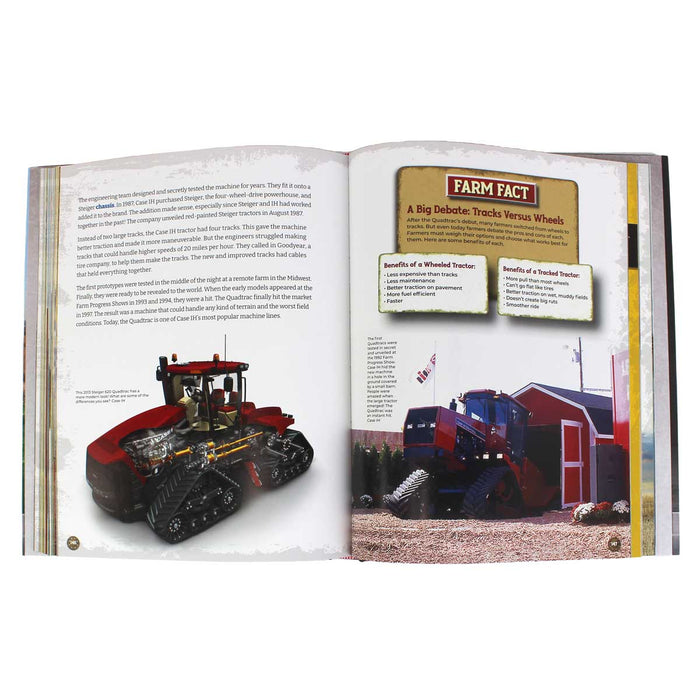 Machine Marvels: Revolutionary Red Tractors 192 Page Hardcover Book