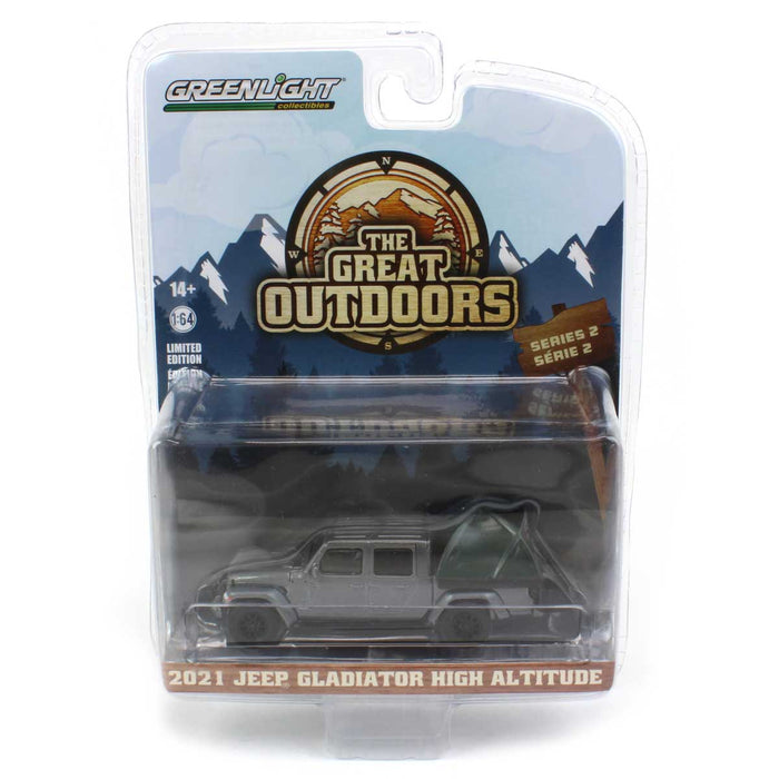 1/64 2021 Jeep Gladiator High Altitude with Bed Tent, Great Outdoors Series 2