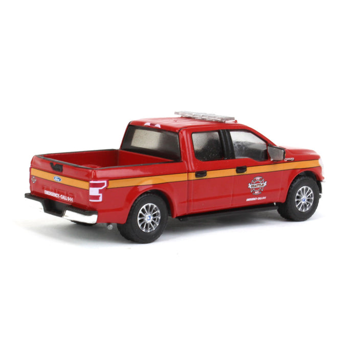 1/64 2018 Ford F-150 Supercrew, Seattle Fire Dept. Station 19 TV Series, Hollywood Series 36