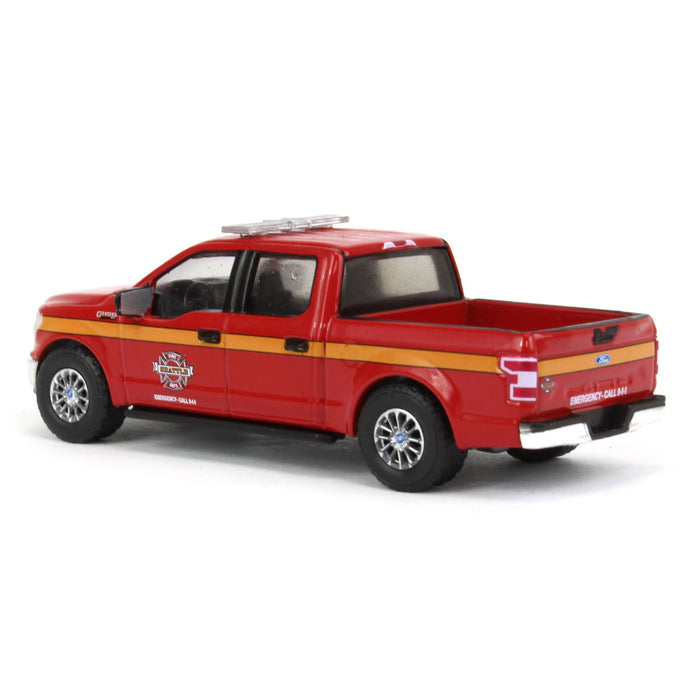 1/64 2018 Ford F-150 Supercrew, Seattle Fire Dept. Station 19 TV Series, Hollywood Series 36