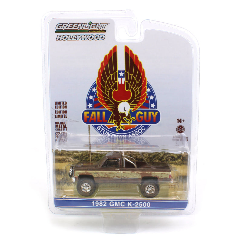 1/64 1982 GMC K-2500, Fall Guy Pickup Truck, Dirty Version, Fall Guy Stuntman Association Series