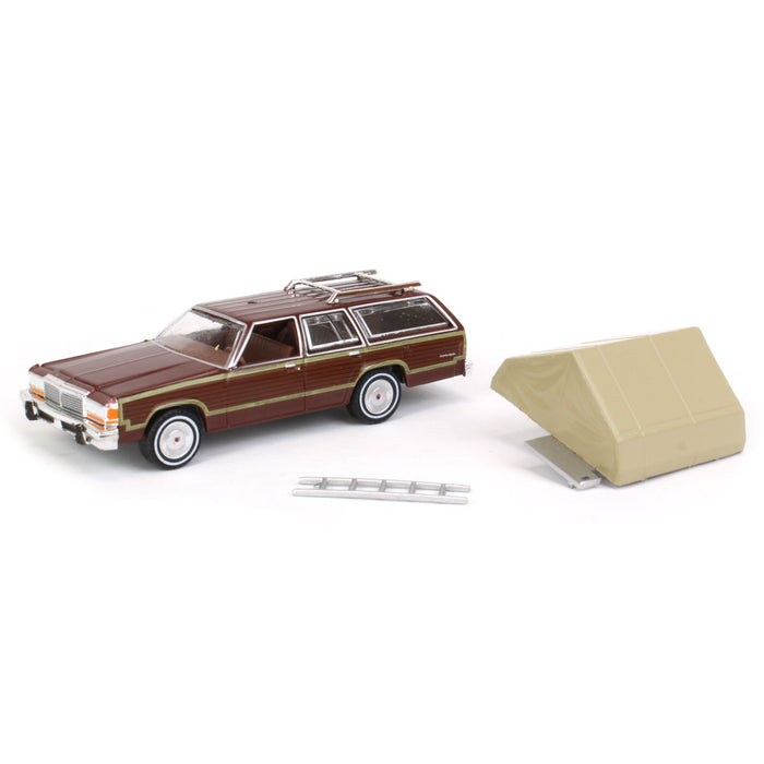 1/64 1979 Ford LTD Country Squire with Cartop Sleeper Tent, Great Outdoors Series 2