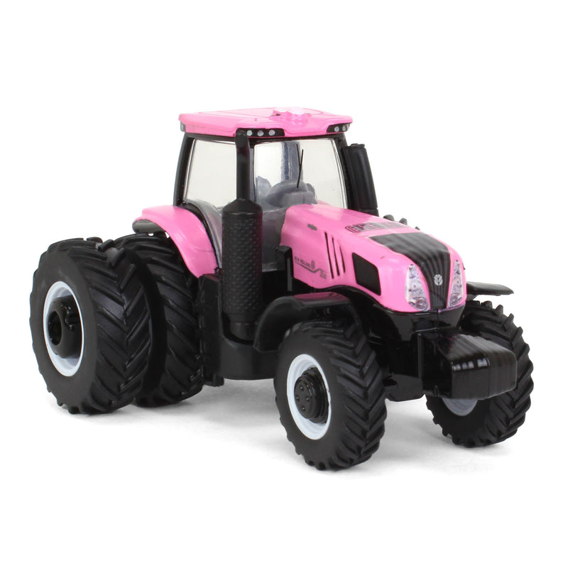 1/64 Pink New Holland Genesis T8.380 Tractor with Rear Duals by ERTL