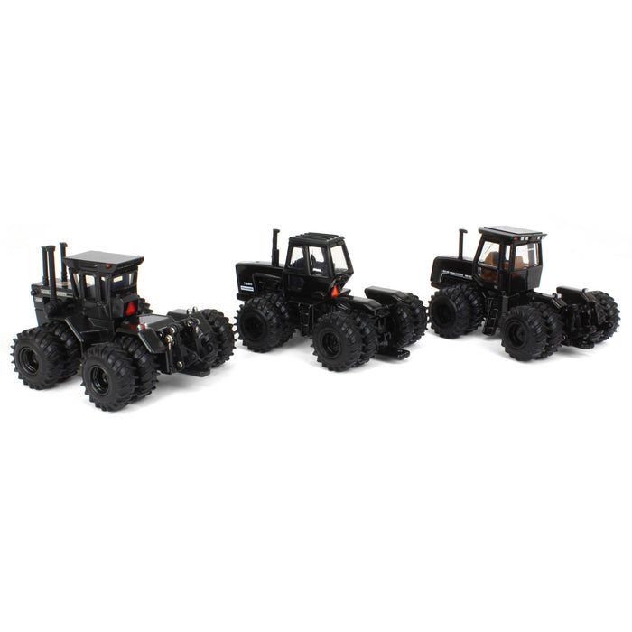 Black Metallic Chase Units ~ 1/64 Allis Chalmers 4WD 50th Anniv. 3 Piece Set w/ 440, 7580 & 4W-220