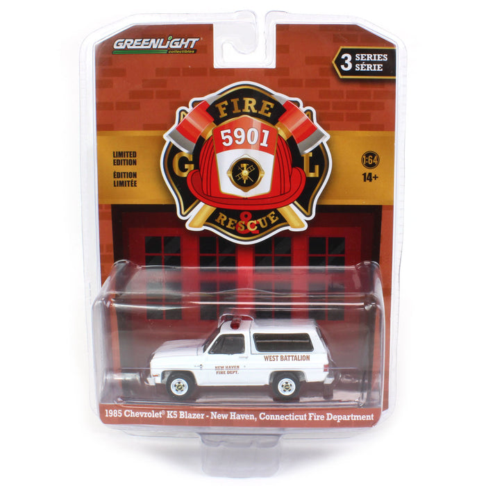 1/64 1985 Chevrolet K5 Blazer, New Haven Fire, CT, Fire & Rescue Series 3