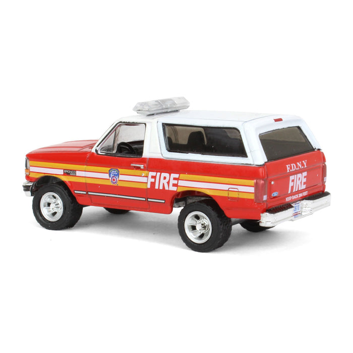 1/64 1996 Ford Bronco, FDNY,  Fire & Rescue Series 3