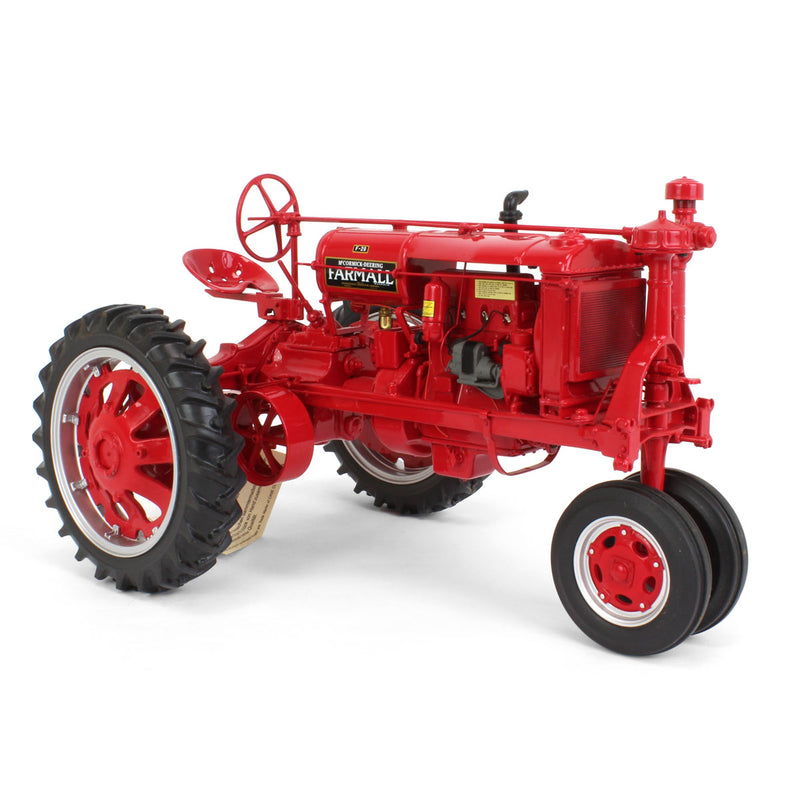 (B&D) 1/12 IH McCormick-Deering Farmall F-20 Narrow Front on Rubber Tires, Franklin Mint #5 - Damaged Item, No Box