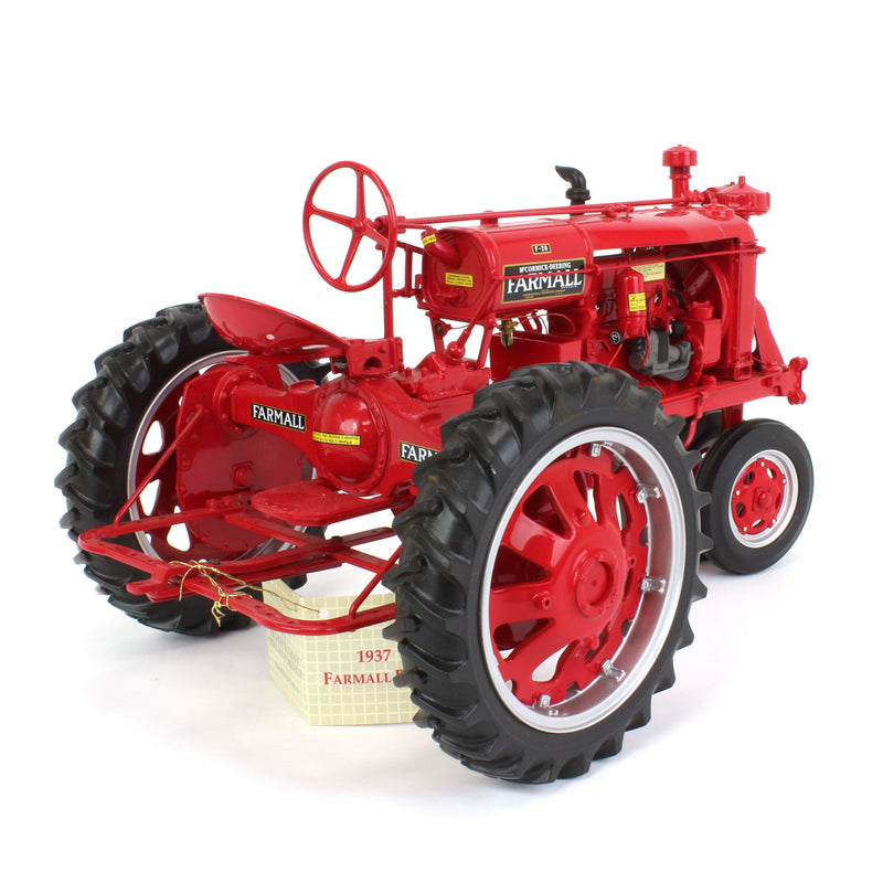 (B&D) 1/12 IH McCormick-Deering Farmall F-20 Narrow Front on Rubber Tires, Franklin Mint #5 - Damaged Item, No Box