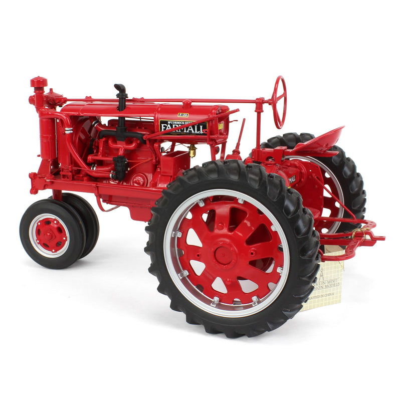 (B&D) 1/12 IH McCormick-Deering Farmall F-20 Narrow Front on Rubber Tires, Franklin Mint #5 - Damaged Item, No Box