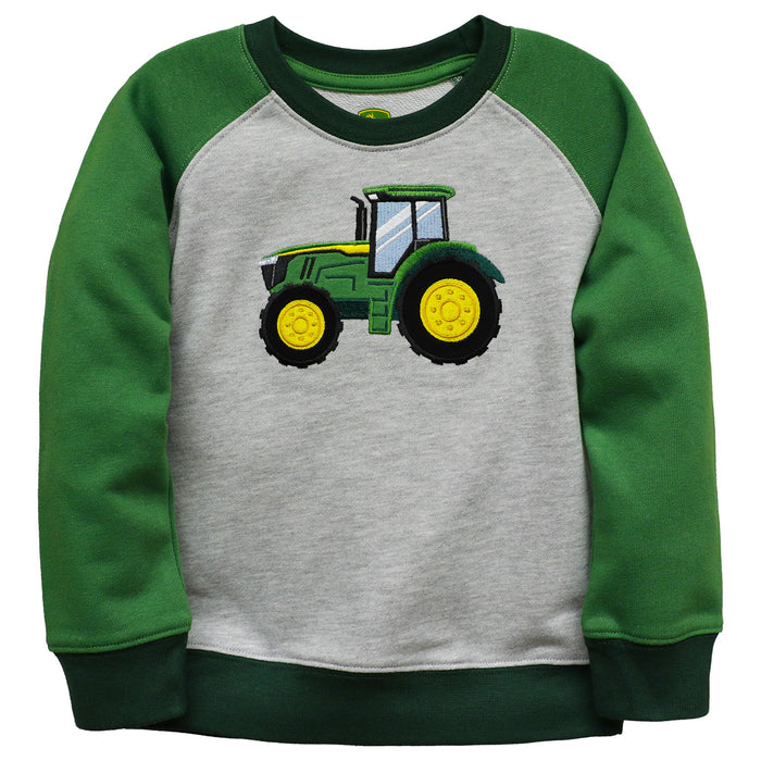 Toddler John Deere Tractor Crew Neck Sweatshirt