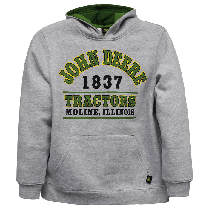 Youth John Deere 1837 Hooded Sweatshirt
