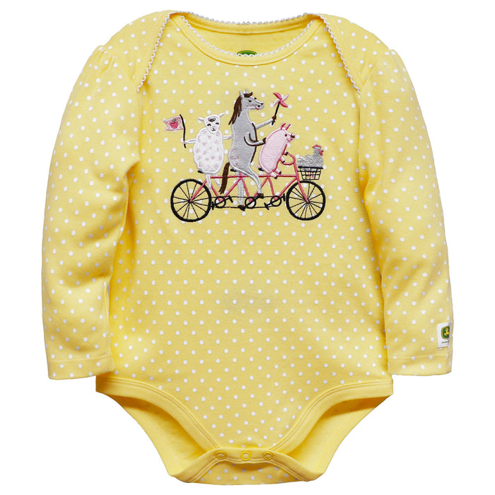 Infant John Deere Barnyard Besties Longsleeve Bodyshirt