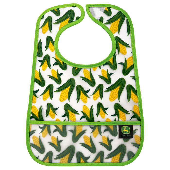 Pack of 3 John Deere PEVA Bibs