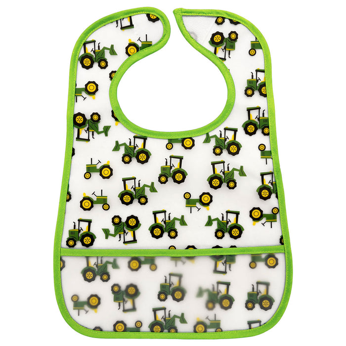 Pack of 3 John Deere PEVA Bibs