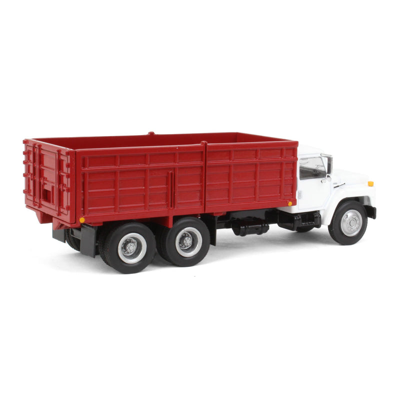 1/64 1980s International Grain Truck with Tandem Axle & White Cab by SpecCast