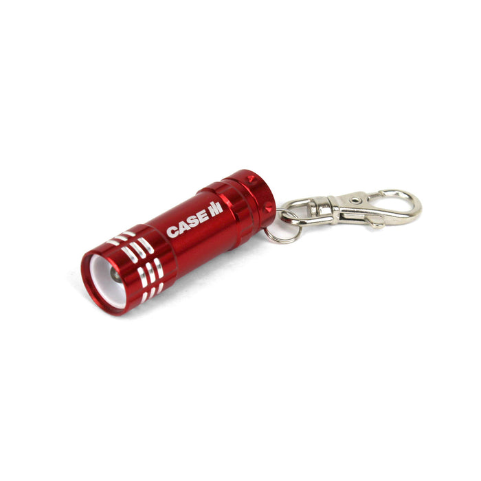 Case IH Push Button Mini Flashlight with Key Ring