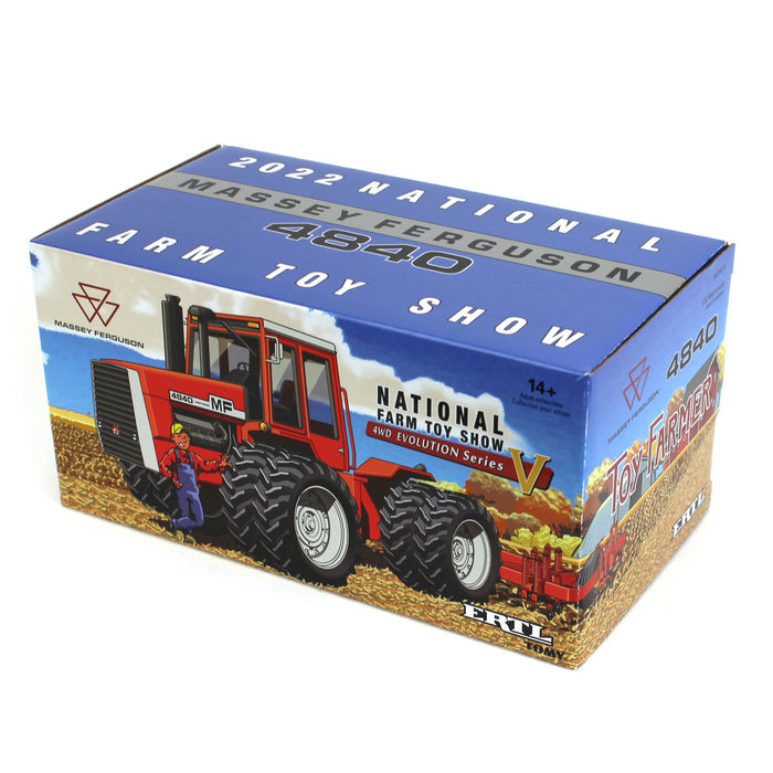 1/32 Massey Ferguson 4840 4WD w/ Duals, 2022 National Farm Toy Show Collector Edition by ERTL