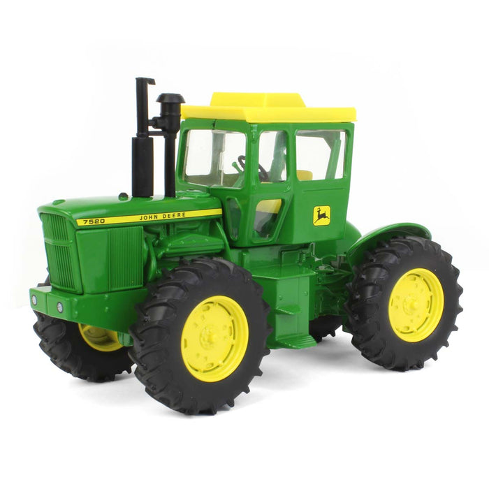 1/32 John Deere 7520 4WD Tractor w/ Long Hood Stripe & Rear Fenders