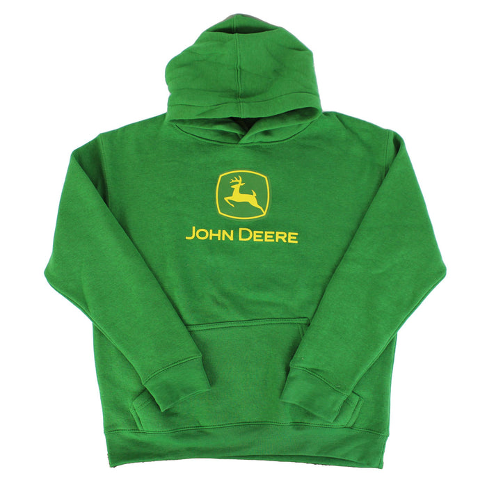 Youth John Deere Green Hooded Sweatshirt
