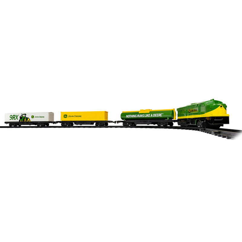 (B&D) Lionel John Deere Battery-Operated Diesel Train Set - Damaged Box
