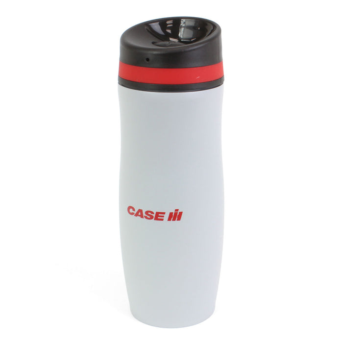 Case IH Wave Vacuum Tumbler with Snap Button Lid