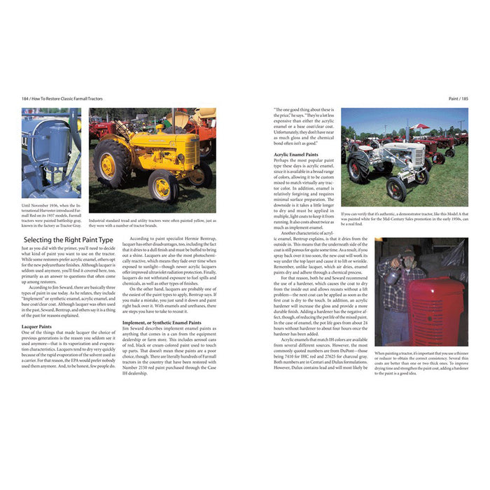 How to Restore Farmall Tractors by Tharran E. Gaines