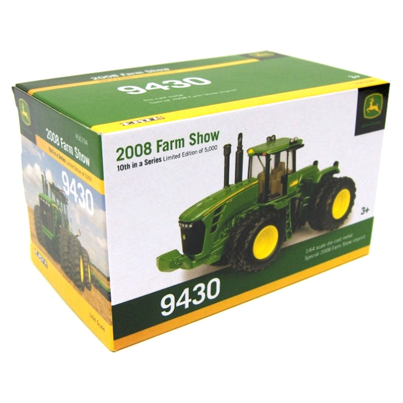 1/64 John Deere 9430 4WD with Duals by ERTL, 2008 Farm Show Limited Edition