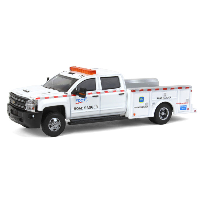 1/64 2018 Chevrolet Silverado 3500 Dually Service Bed, FDOT, Dually Drivers 12