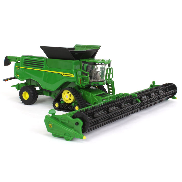 1/64 John Deere X9 1100 Combine w/ Front Tracks and Draper & Corn Heads, ERTL Prestige Collection