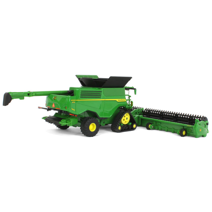 1/64 John Deere X9 1100 Combine w/ Front Tracks and Draper & Corn Heads, ERTL Prestige Collection