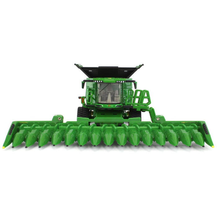 1/64 John Deere X9 1100 Combine w/ Front Tracks and Draper & Corn Heads, ERTL Prestige Collection