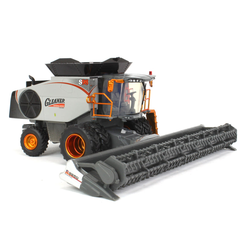 Chase Unit w/ Orange Chrome Accents ~ 1/64 Gleaner S98 Combine w/ Duals & 2 Heads by SpecCast, Centennial Edition