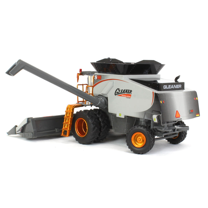 Chase Unit w/ Orange Chrome Accents ~ 1/64 Gleaner S98 Combine w/ Duals & 2 Heads by SpecCast, Centennial Edition