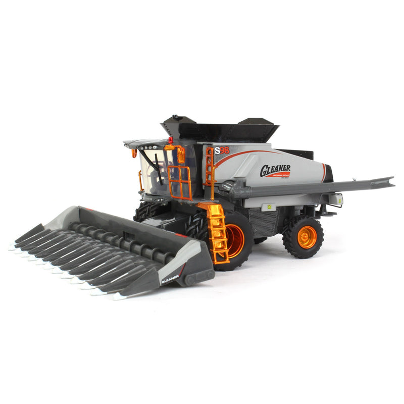 Chase Unit w/ Orange Chrome Accents ~ 1/64 Gleaner S98 Combine w/ Duals & 2 Heads by SpecCast, Centennial Edition