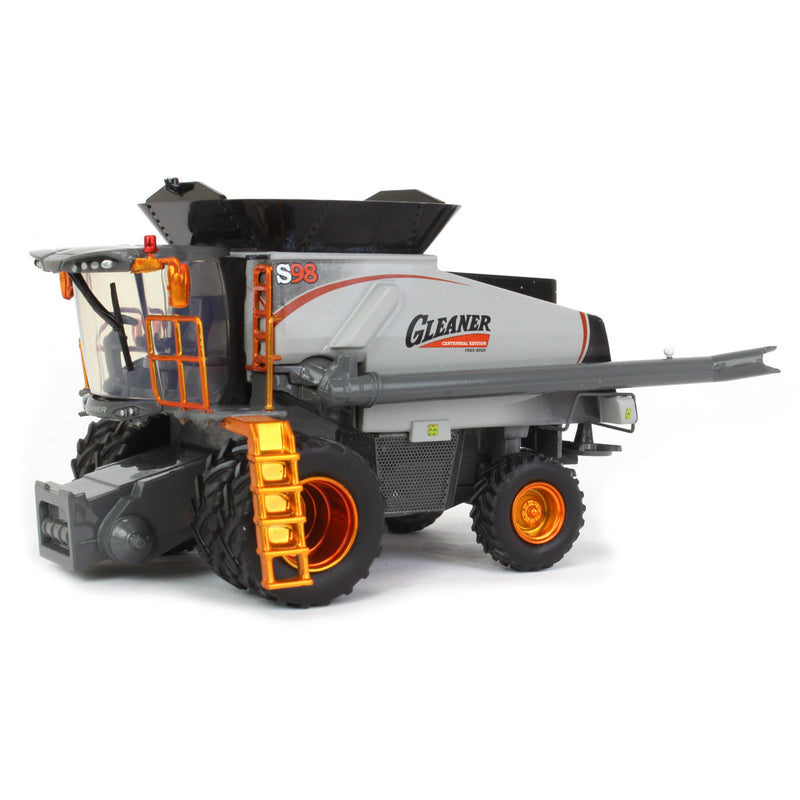Chase Unit w/ Orange Chrome Accents ~ 1/64 Gleaner S98 Combine w/ Duals & 2 Heads by SpecCast, Centennial Edition
