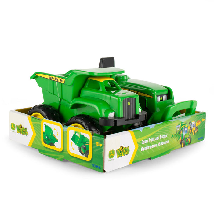 John Deere Kids SandBox Truck N Tractor 2 Piece Set