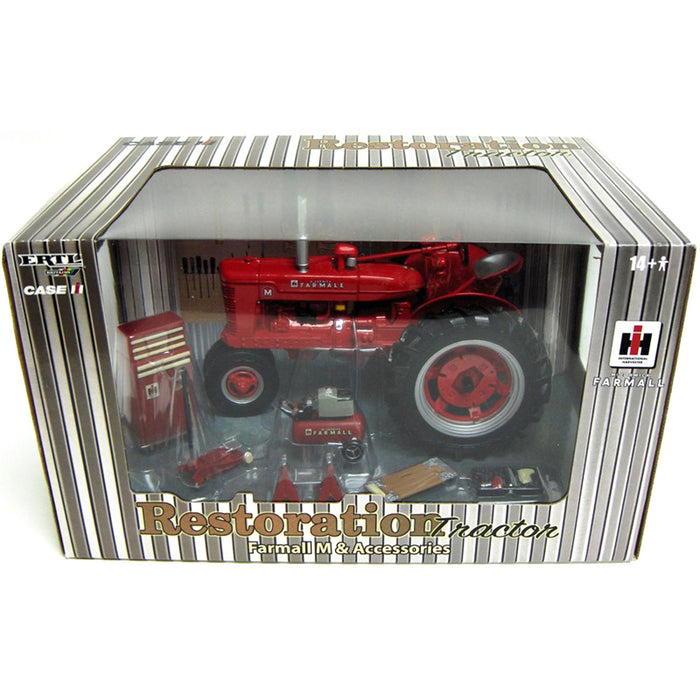1/16 IH Farmall M Restoration Tractor & Accessories