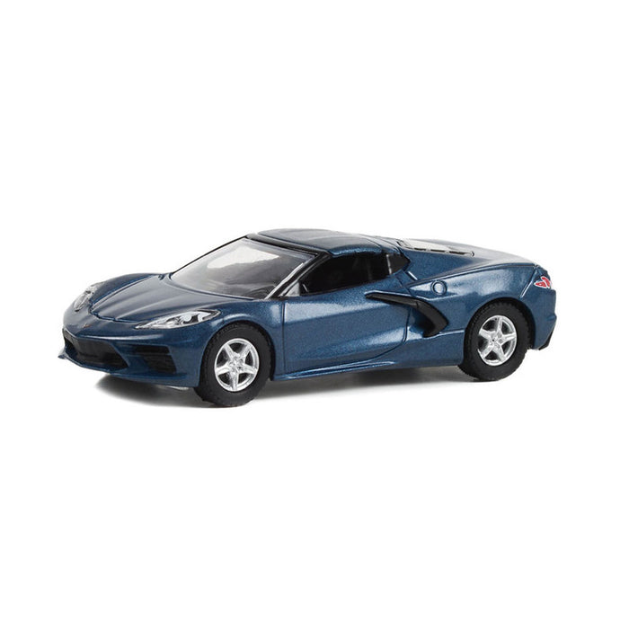 1/64 2020 Chevrolet Corvette C8 Stingray, Shadow Gray, Barrett Jackson Scottsdale Series 11