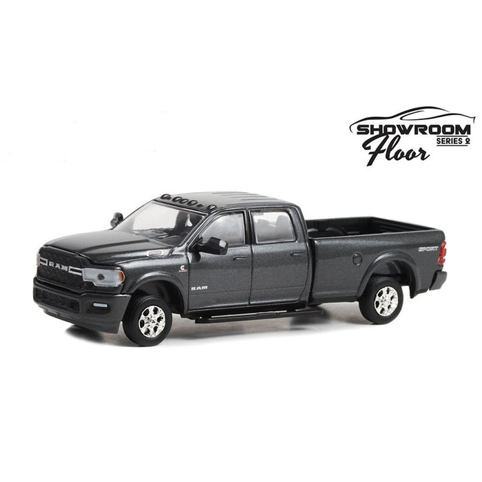 1/64 2022 RAM 2500 Big Horn Sport 4x4, Granite Crystal Metallic, Showroom Floor Series 2