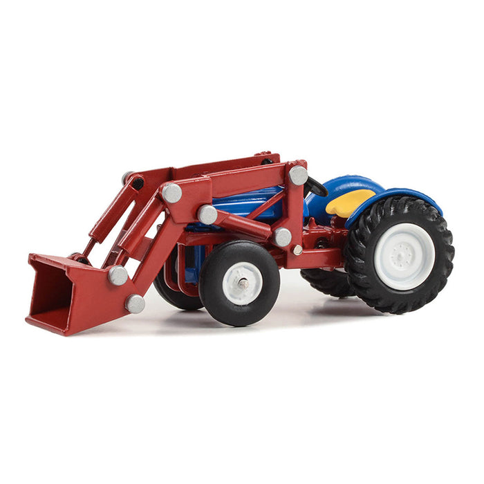 1/64 1950 Ford 8N Blue and Red with Front Loader, Down on the Farm Series 8