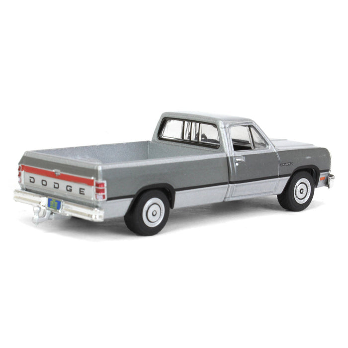 1/64 1992 Dodge Ram 1st Generation, Silver & Gray, Outback Toys Exclusive