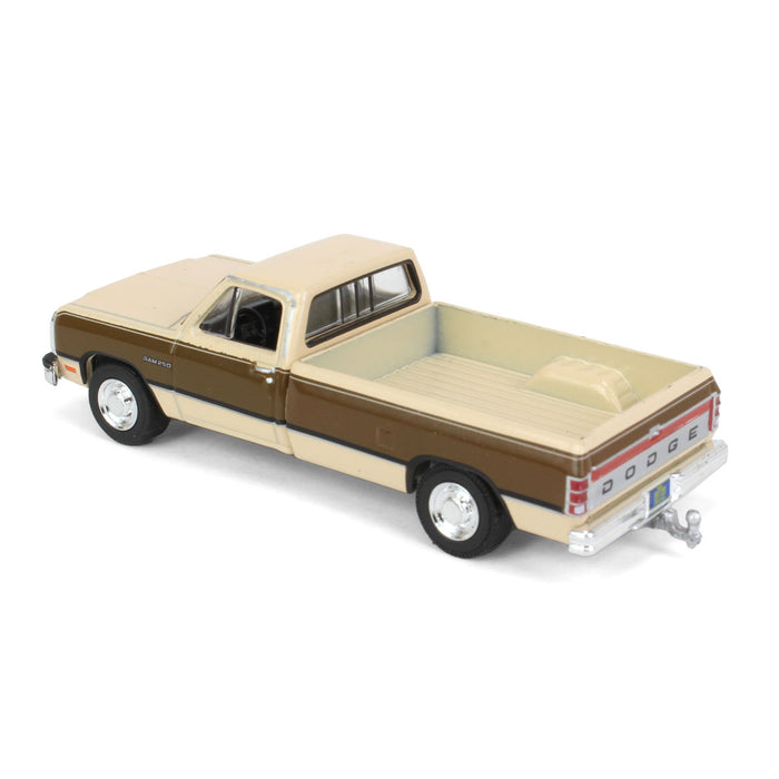 1/64 1992 Dodge Ram 1st Generation, Two Tone Brown, Outback Toys Exclusive