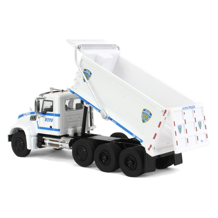 1/64 2019 Mack Granite Dump Truck, NYPD, SD Series 16