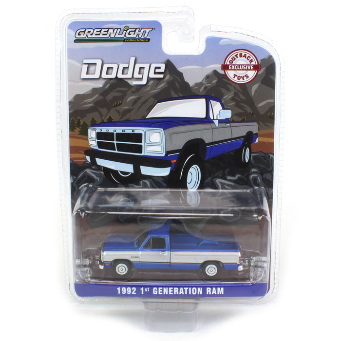 1/64 Dodge Ram 1st Gen Pickups, 4 Trucks