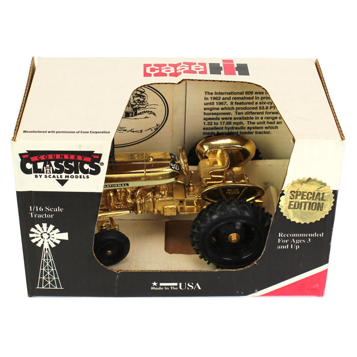 1/16 International 606 Tractor, Gold Special Edition
