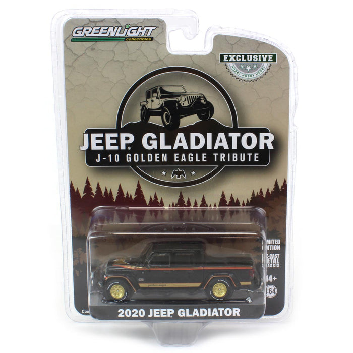 1/64 Jeep Gladiator, J-10 Golden Jeep Tribute, Greenlight Hobby Exclusive