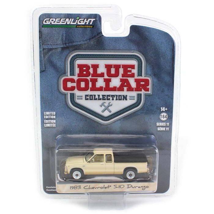 1/64 1983 Chevrolet S-10 Durango with Bed Cover, Blue Collar Series 11