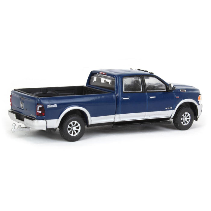 1/64 2022 RAM Laramie 4x4, Patriot Blue & Silver, All-Terrain Series 14